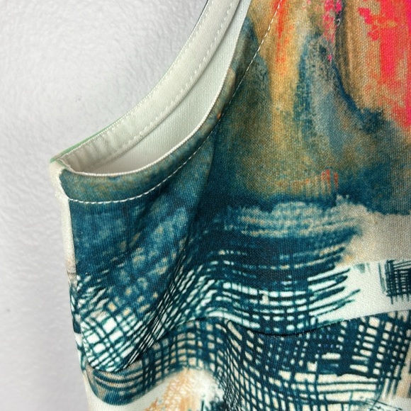 Joseph Ribkoff Multicolor Abstract Dress - Picture 6 of 12